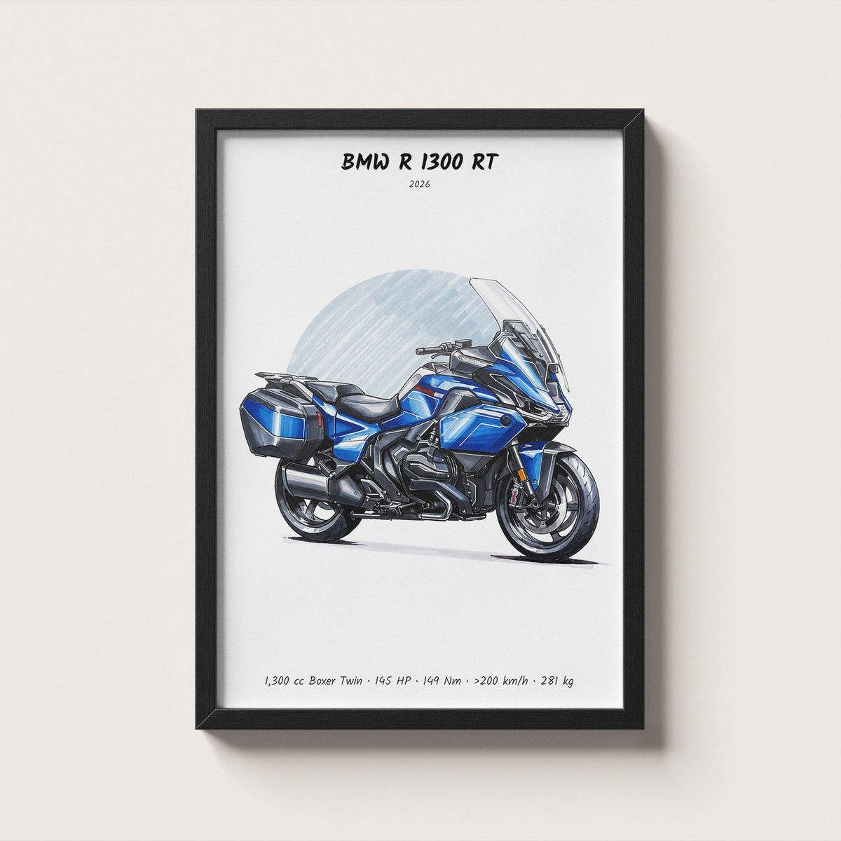 BMW R 1300 RT 2026 Wall Art