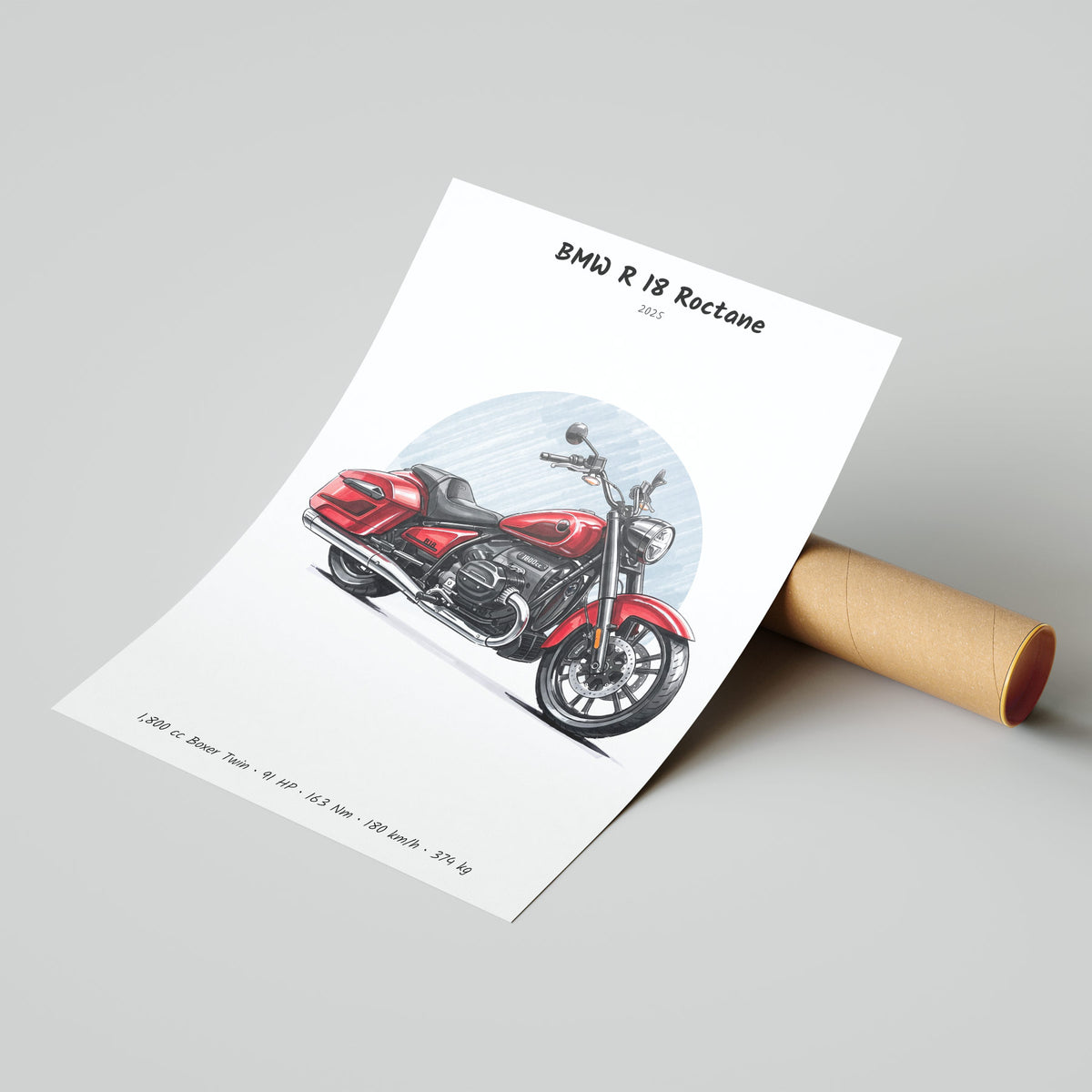 BMW R 18 Roctane 2025 Poster