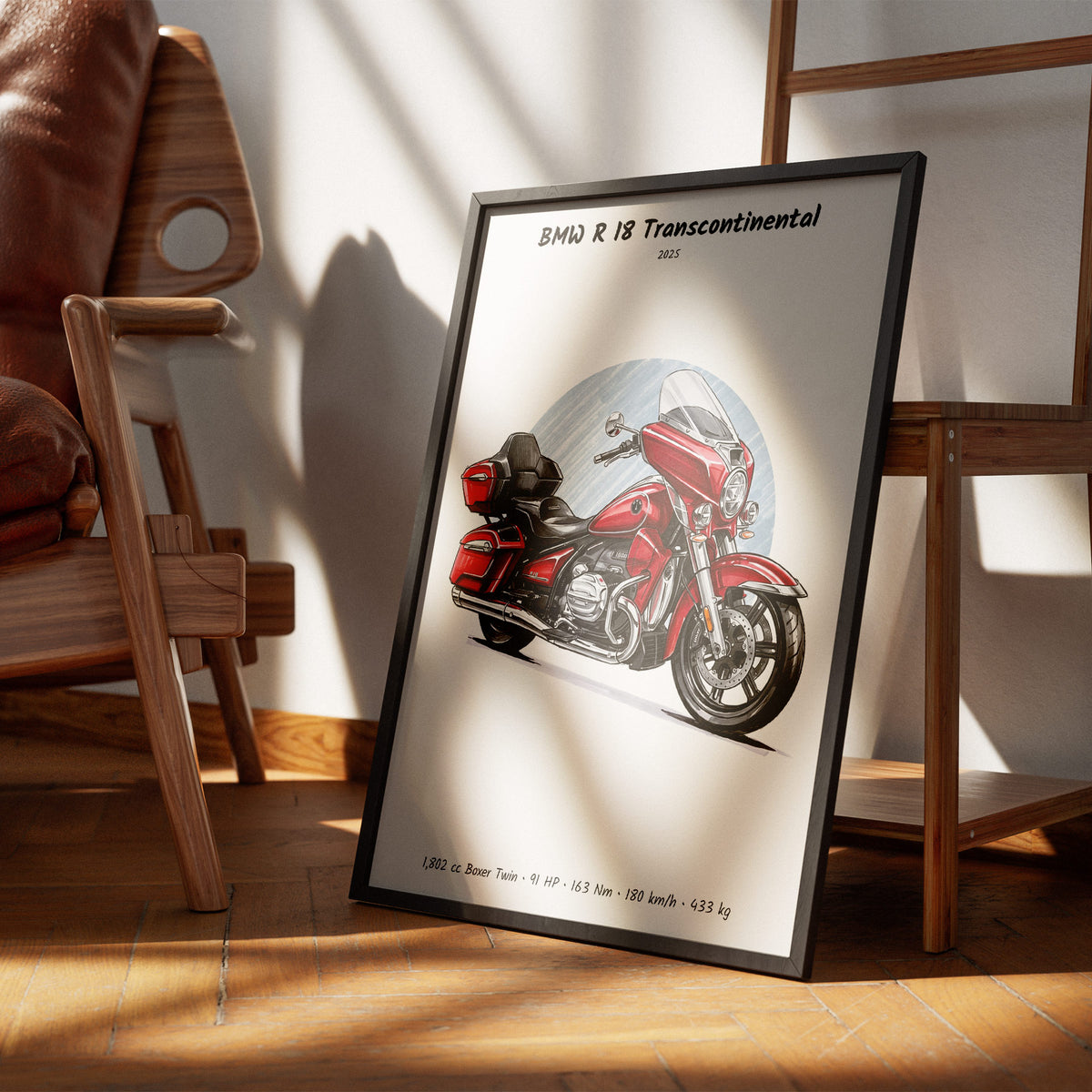 BMW R 18 Transcontinental 2025 Wall Art