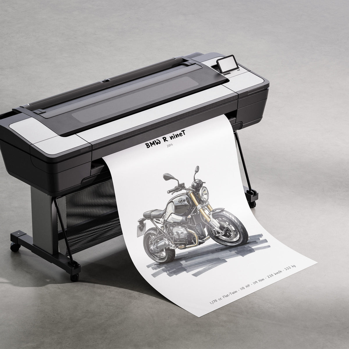 BMW R nineT 2014 Print