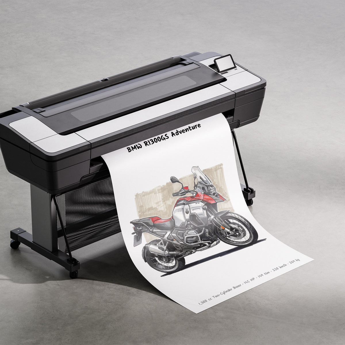 BMW R1300GS Adventure Print