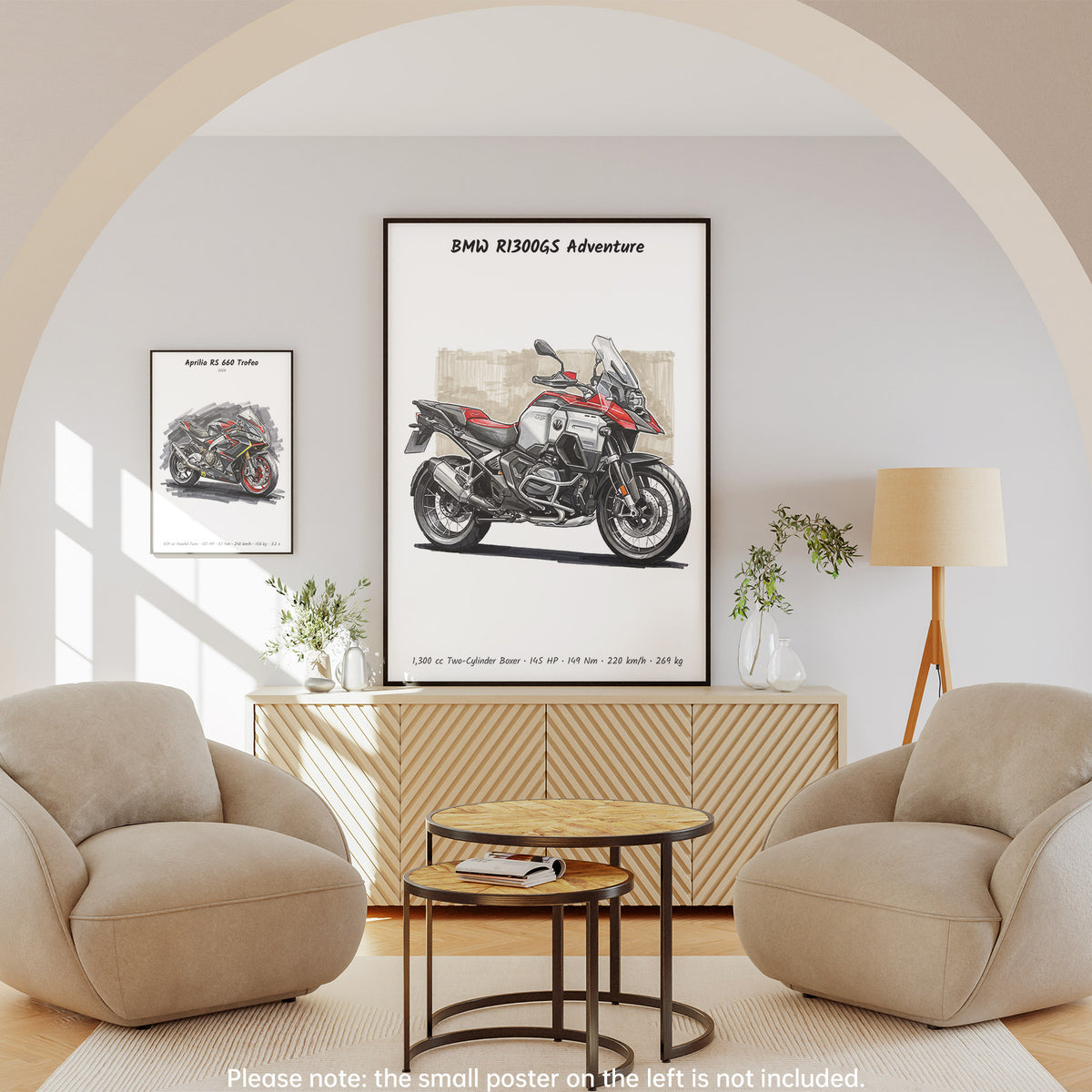 BMW R1300GS Adventure Wall Art