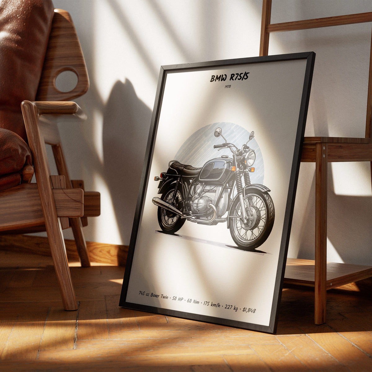 BMW R75/5 1970 Wall Art