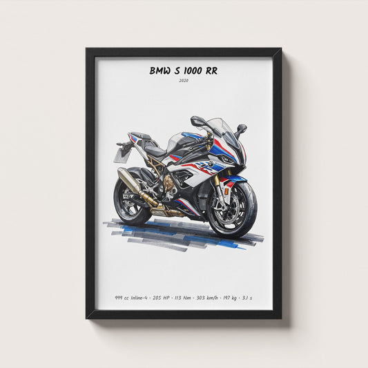 BMW S 1000 RR 2020 Wall Art