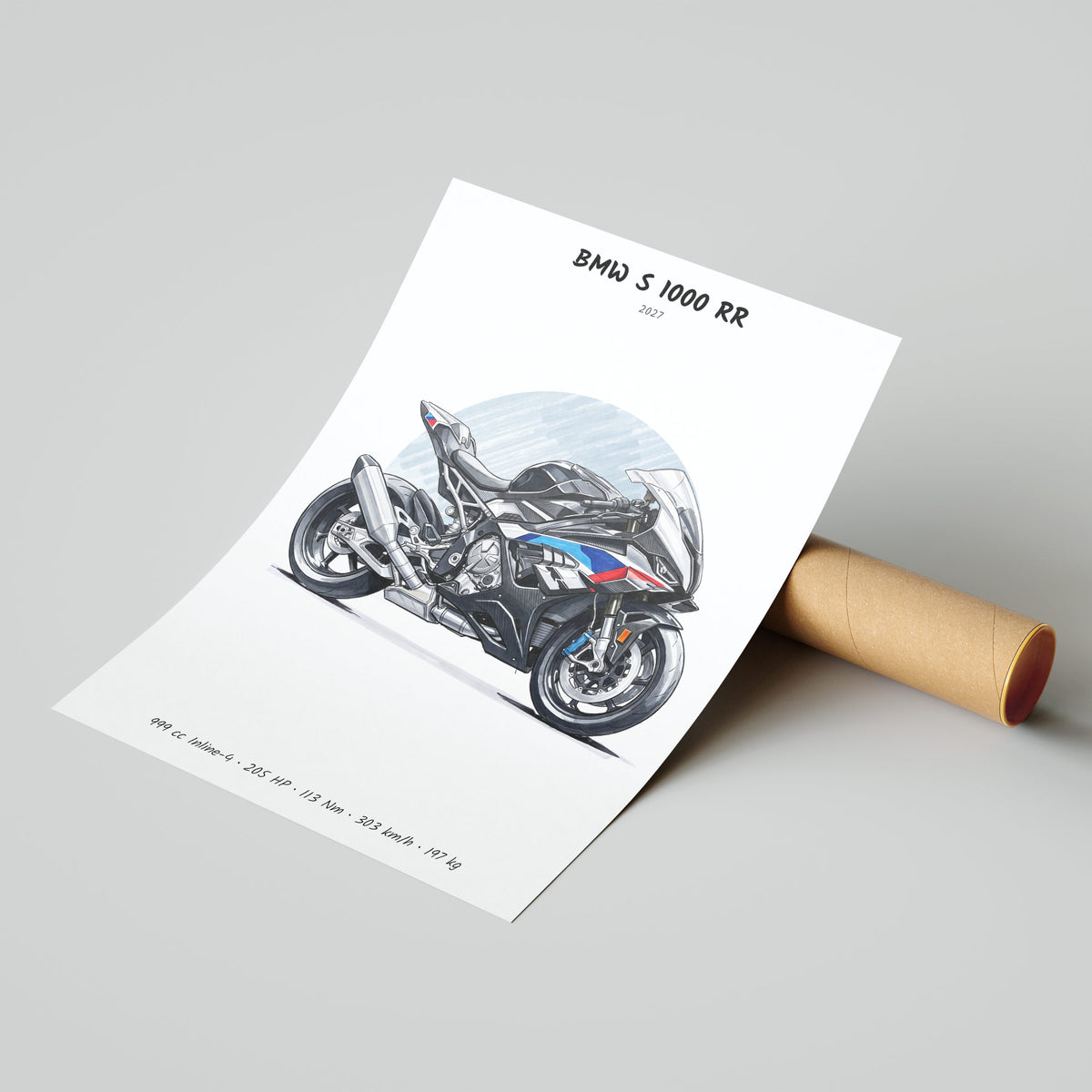 BMW S 1000 RR 2027 Poster