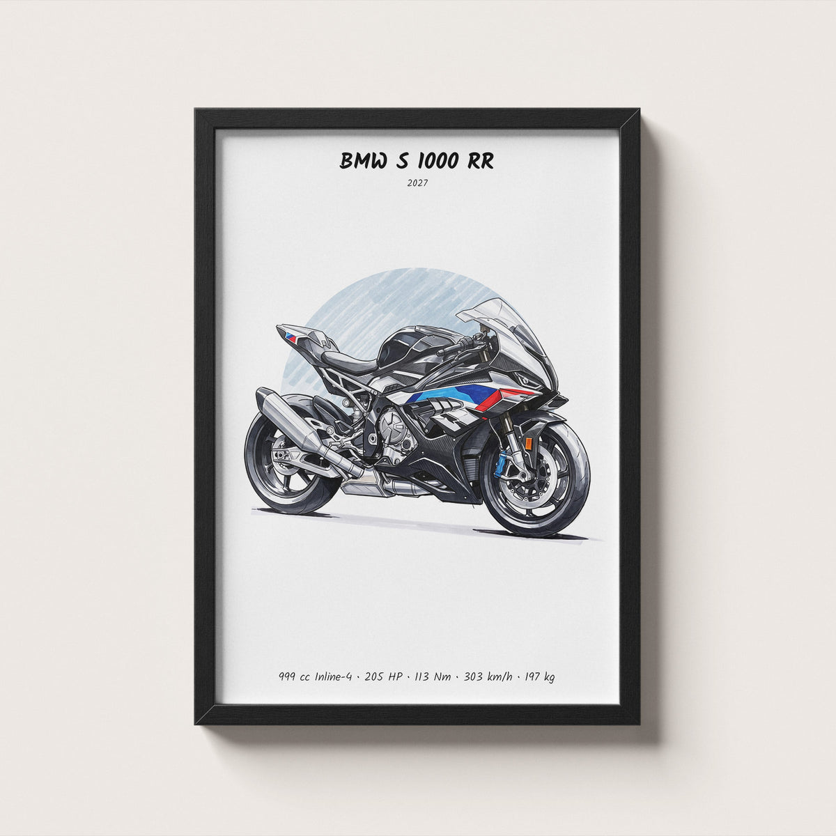 BMW S 1000 RR 2027 Wall Art
