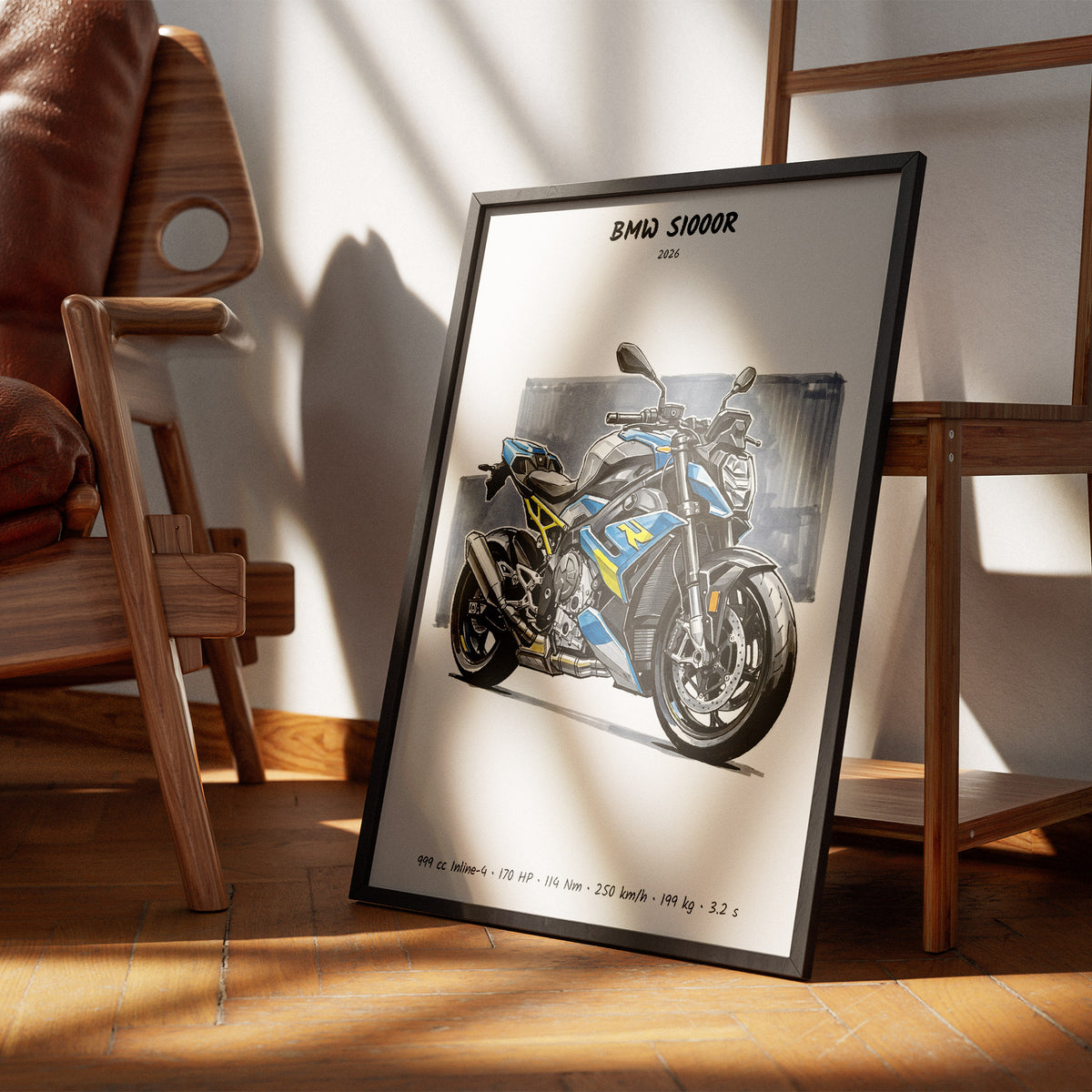 BMW S1000R 2026 Wall Art
