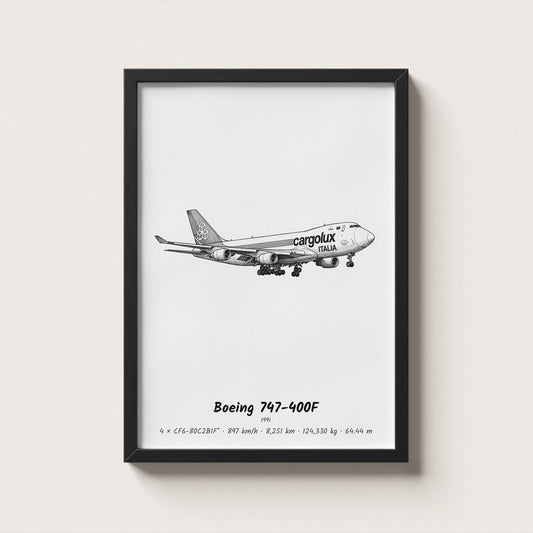 Boeing 747-400F Wall Art