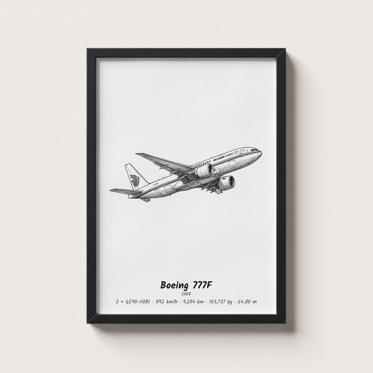 Boeing 777F Wall Art