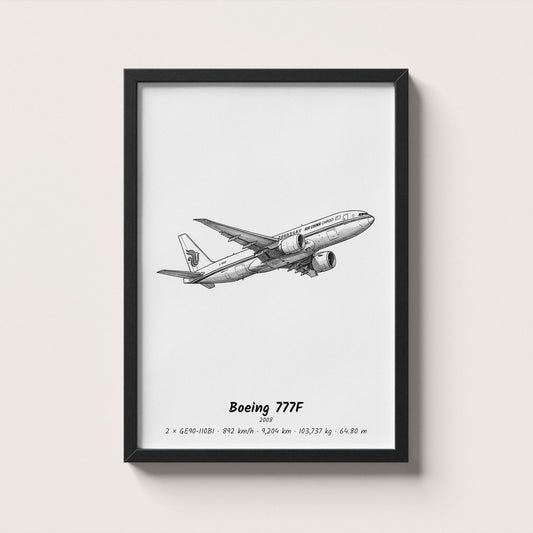 Boeing 777F Wall Art