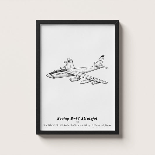Boeing B-47 Stratojet Wall Art
