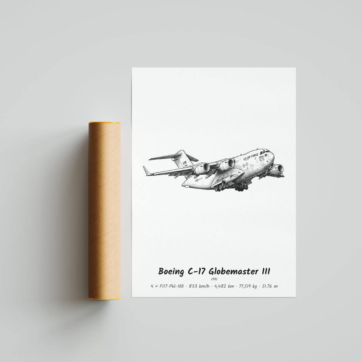 Boeing C-17 Globemaster III Poster Print