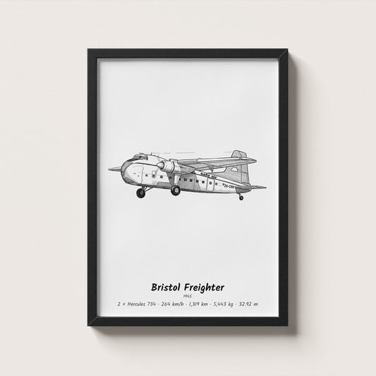 Bristol Freighter Wall Art