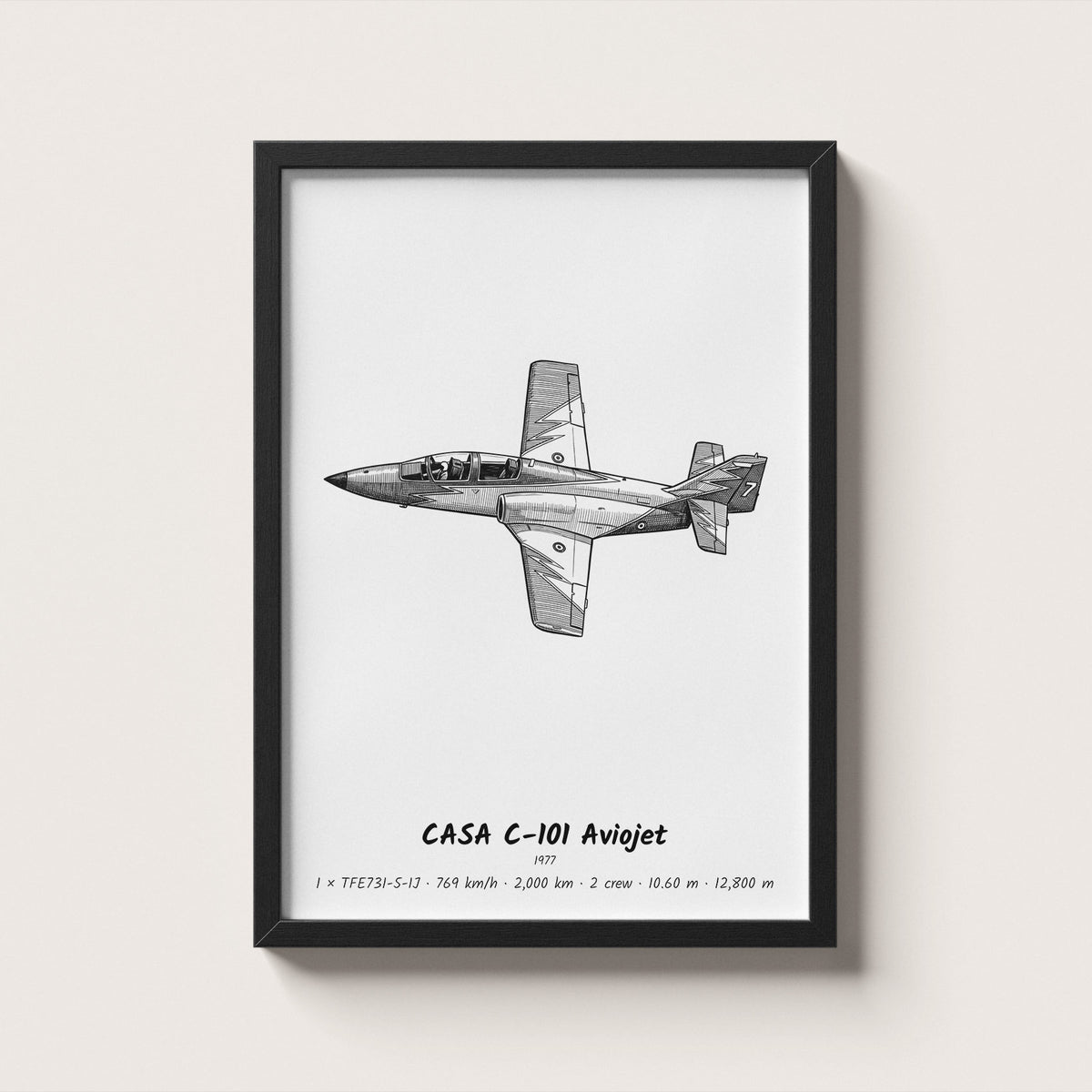 CASA C-101 Aviojet Wall Art