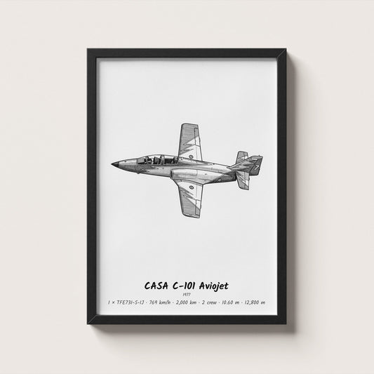 CASA C-101 Aviojet Wall Art