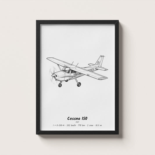 Cessna 150 Wall Art