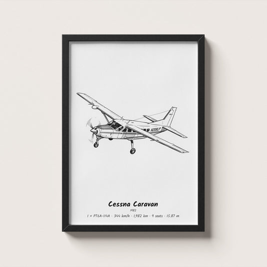Cessna Caravan Wall Art