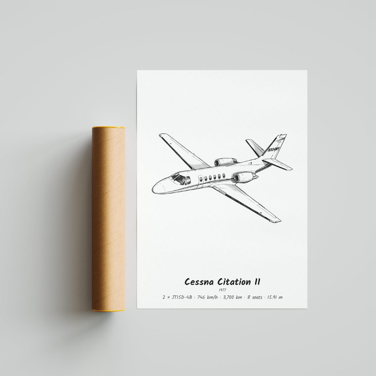 Cessna Citation II Poster Print