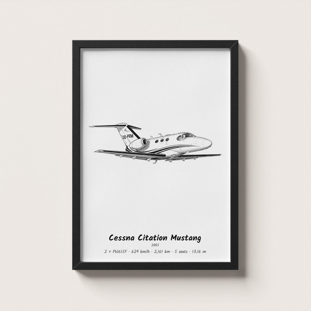 Cessna Citation Mustang Wall Art