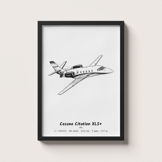 Cessna Citation XLS+ Wall Art