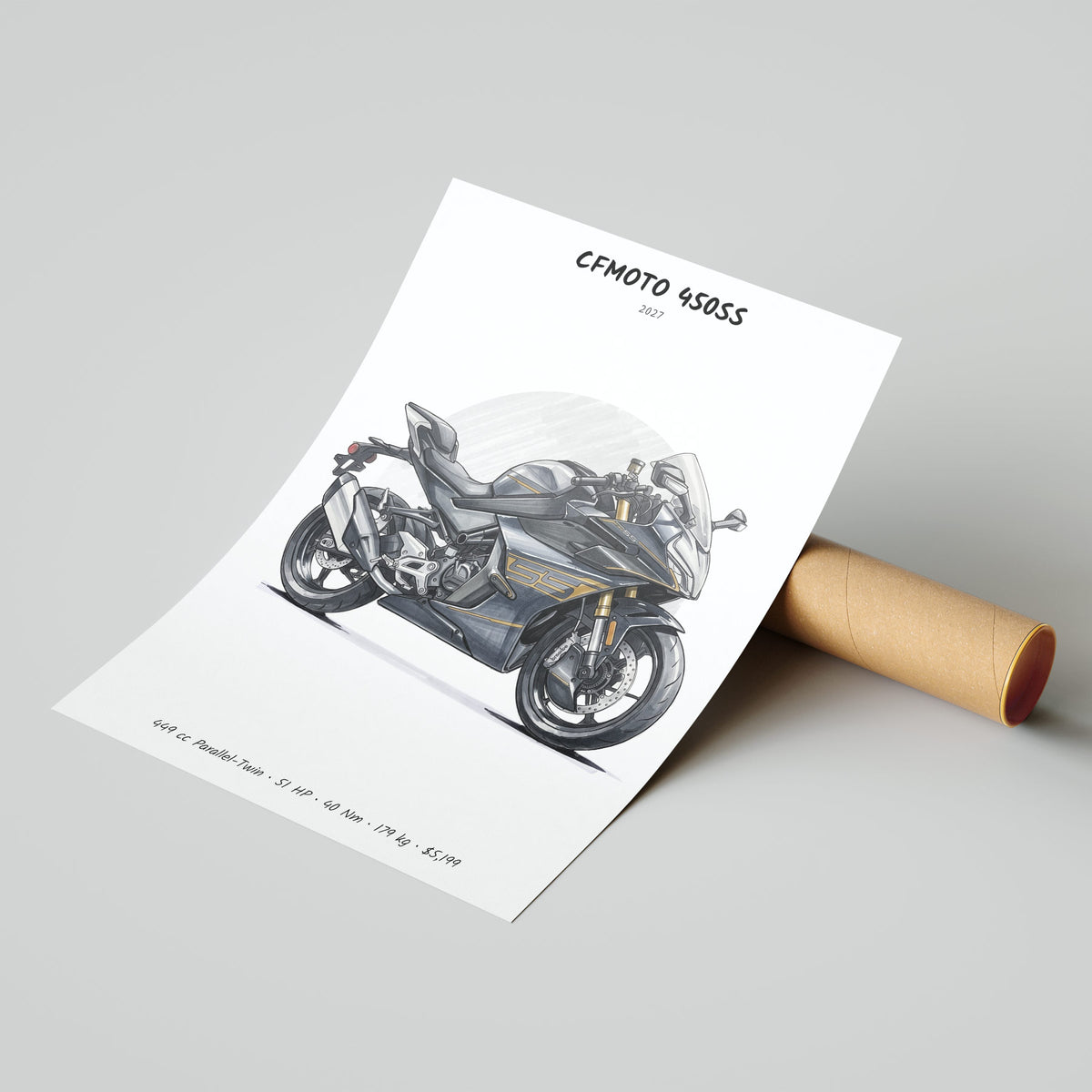 CFMOTO 450SS 2027 Poster