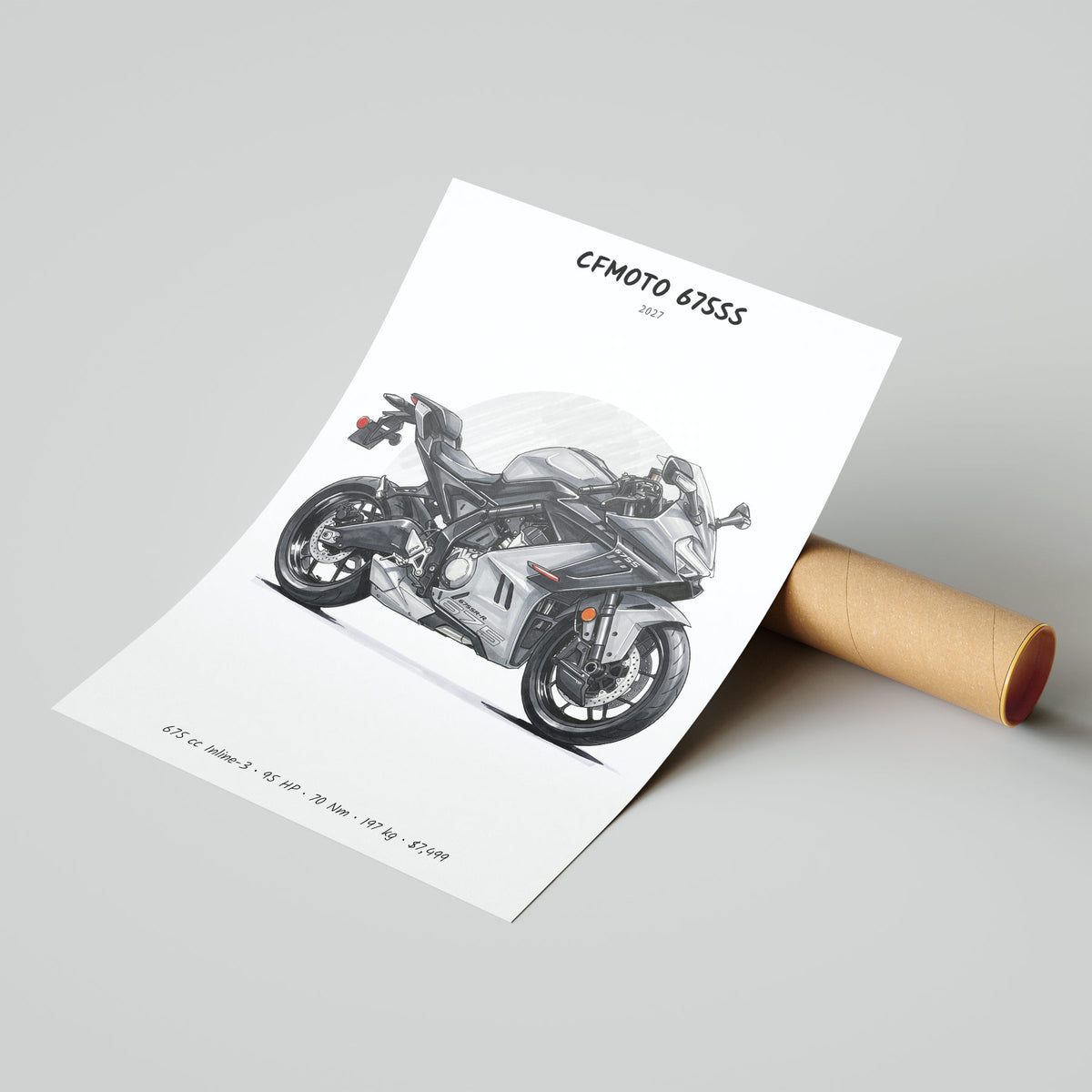 CFMOTO 675SS 2027 Poster