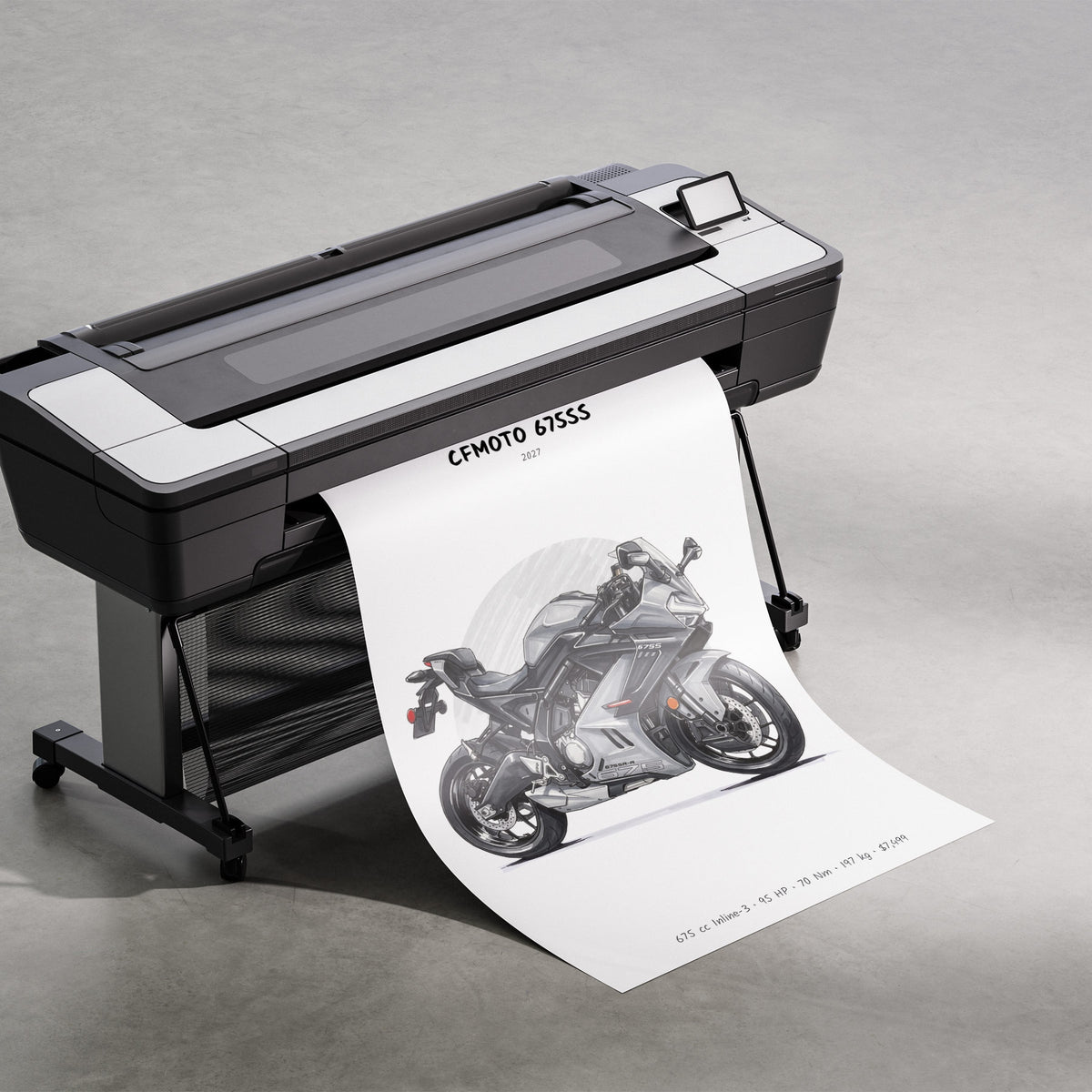 CFMOTO 675SS 2027 Print