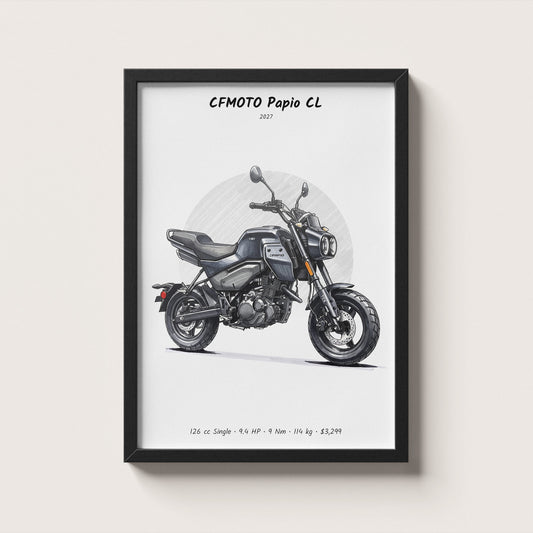 CFMOTO Papio CL 2027 Wall Art