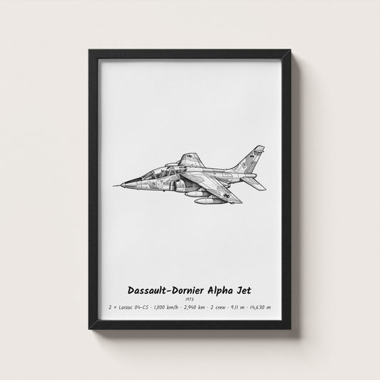 Dassault-Dornier Alpha Jet Wall Art