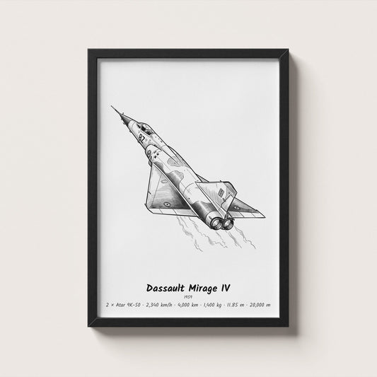 Dassault Mirage IV Wall Art