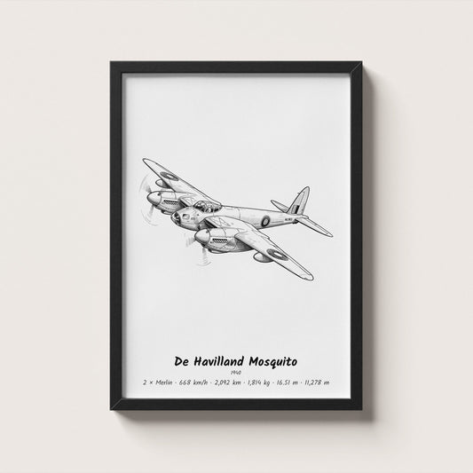 De Havilland Mosquito Wall Art