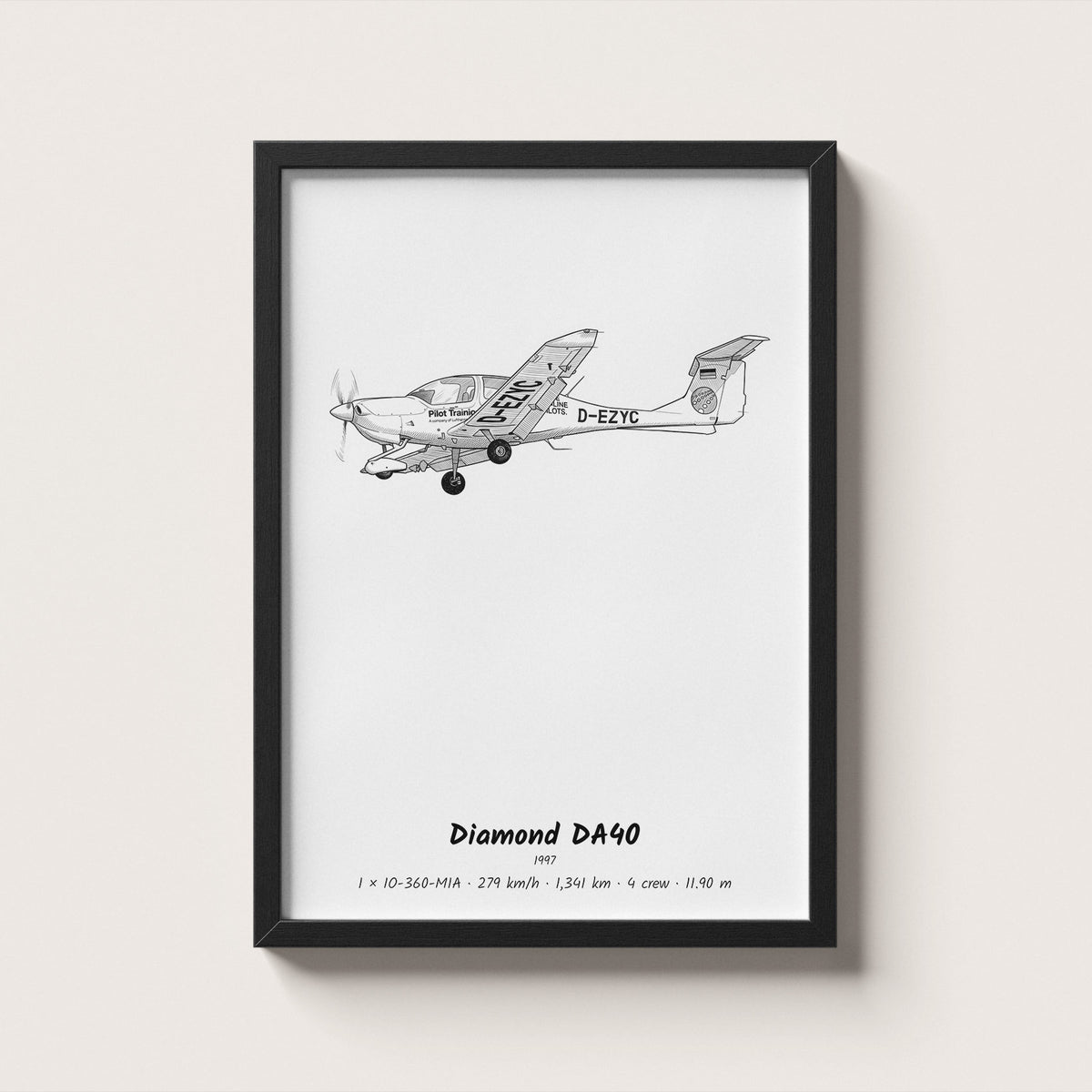 Diamond DA40 Wall Art