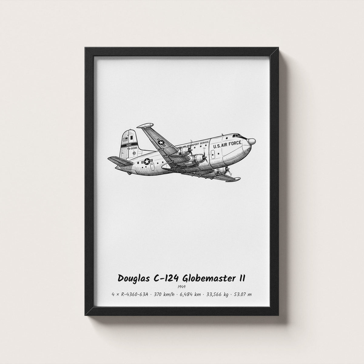 Douglas C-124 Globemaster II Wall Art