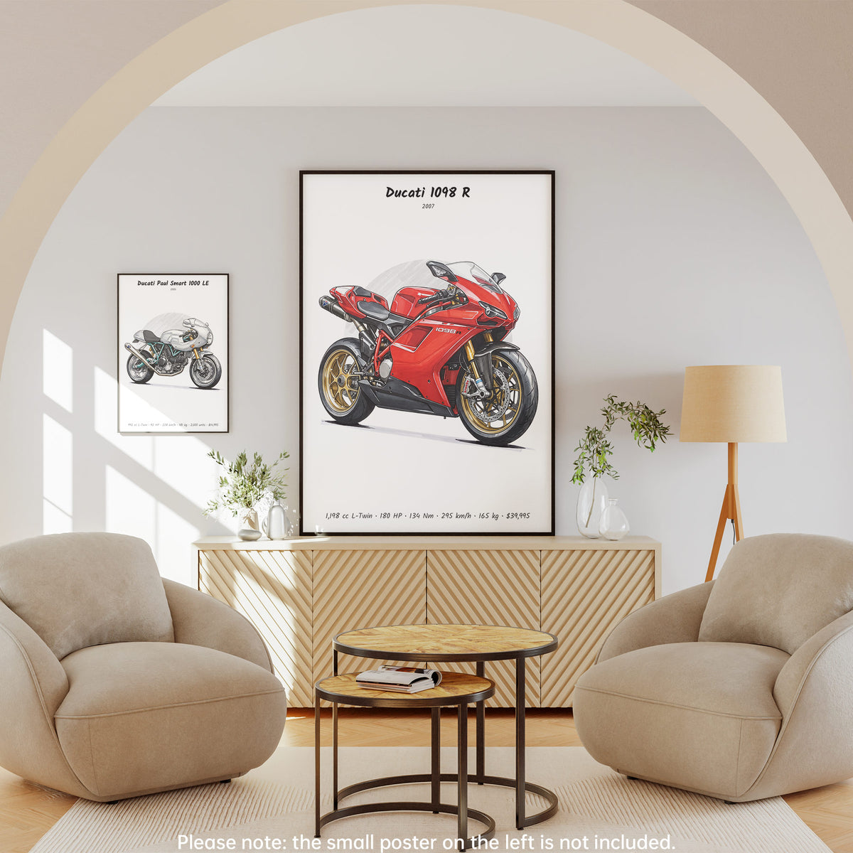 Ducati 1098 R 2007 Wall Art