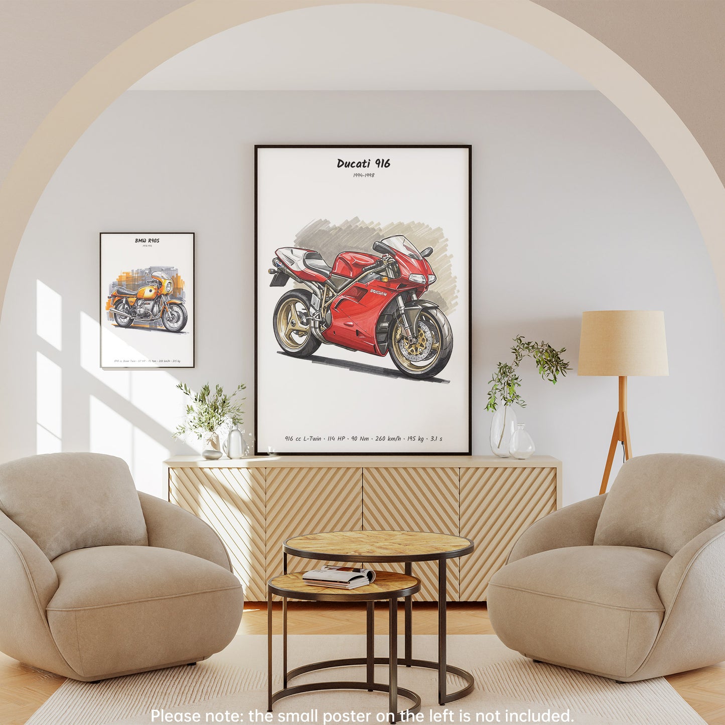 Ducati 916 Motorcycle Wall Art