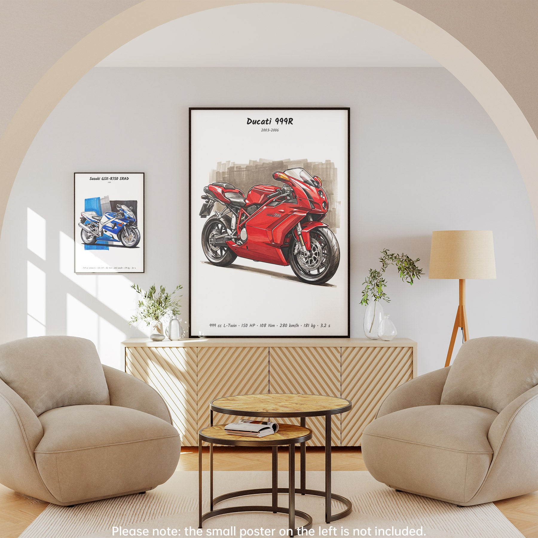 Ducati 999R Motorcycle Art Print