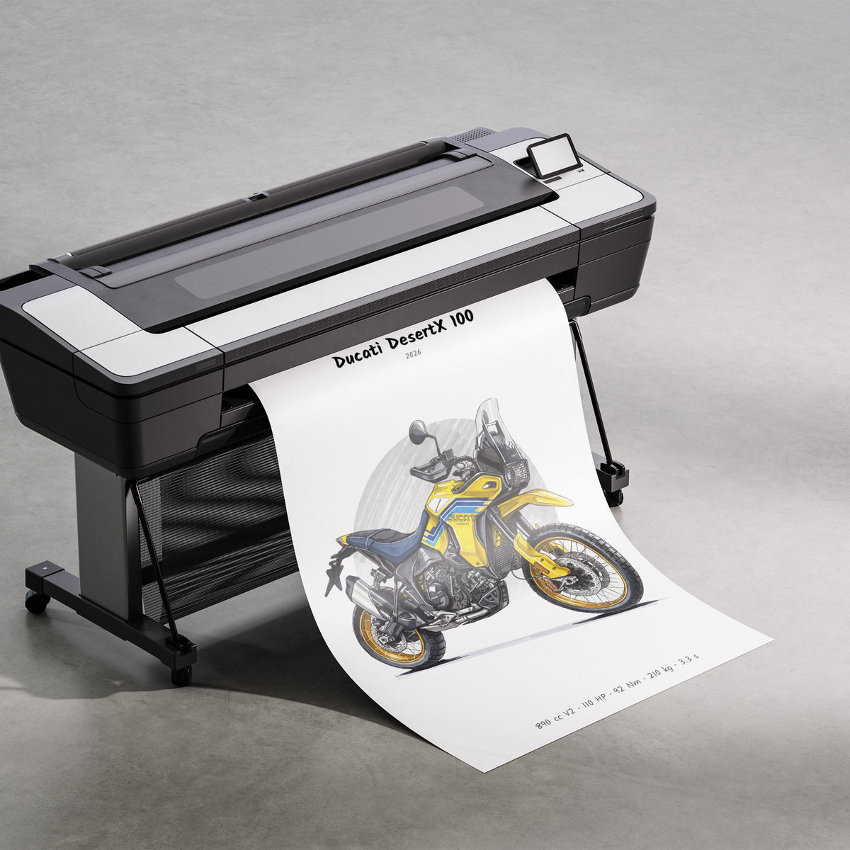 Ducati DesertX 100 2026 Print