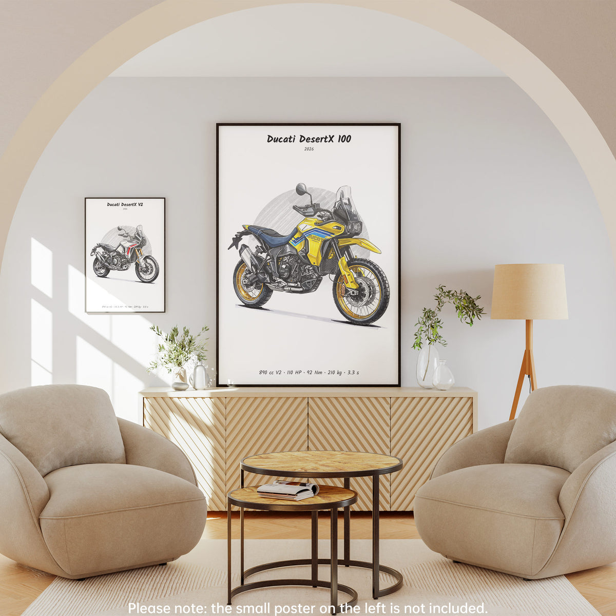 Ducati DesertX 100 2026 Wall Art