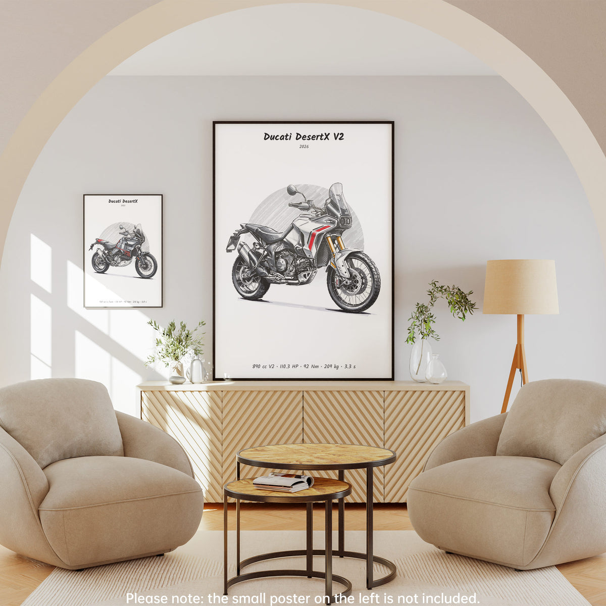 Ducati DesertX V2 2026 Wall Art