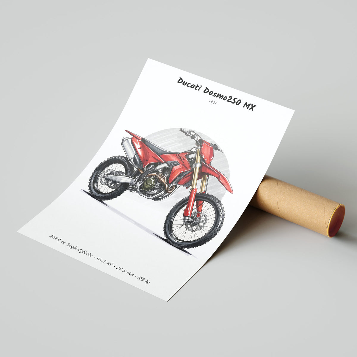 Ducati Desmo250 MX 2027 Poster