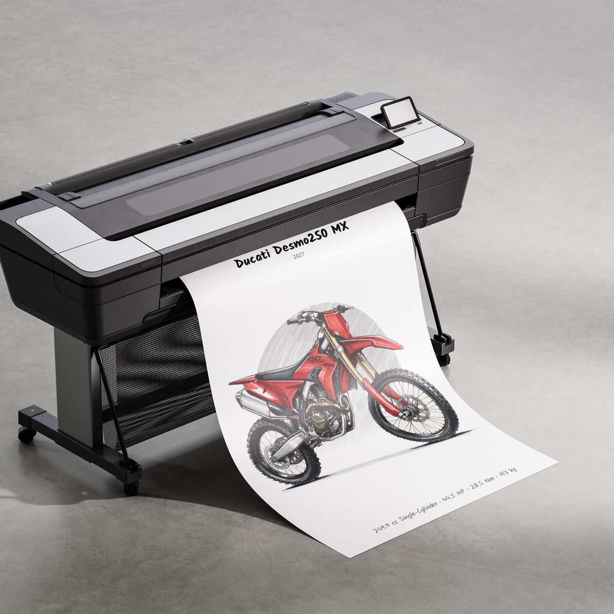 Ducati Desmo250 MX 2027 Print