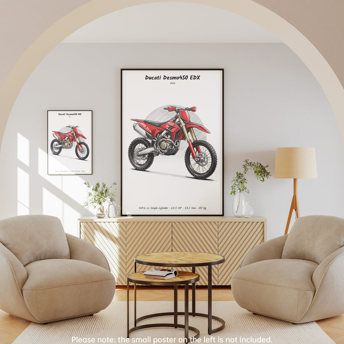 Ducati Desmo450 EDX 2026 Wall Art