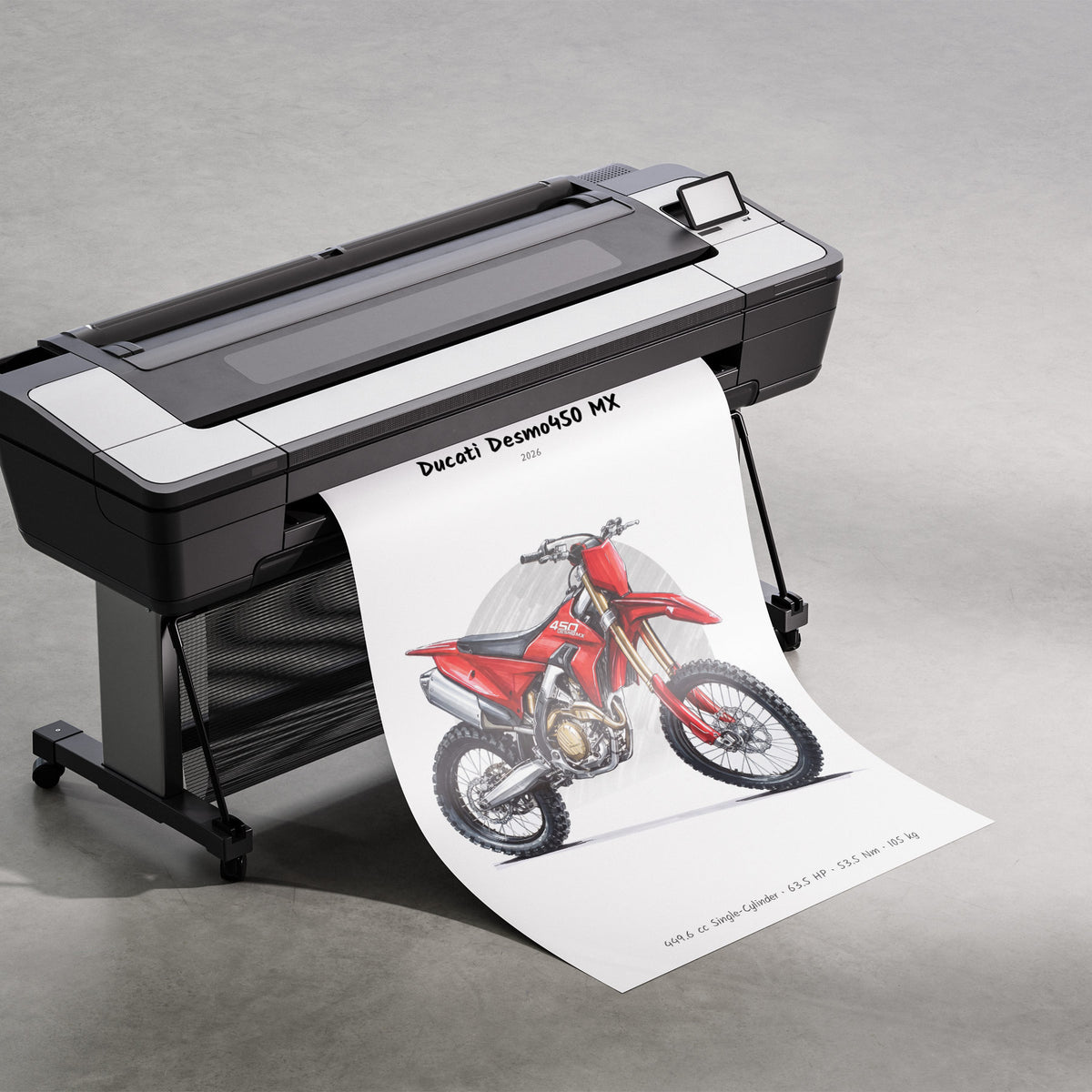 Ducati Desmo450 MX 2026 Print