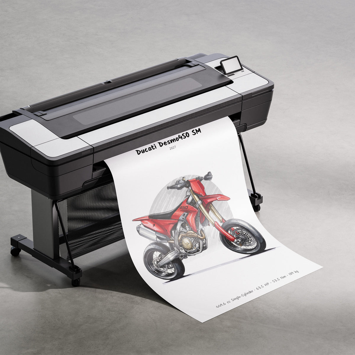 Ducati Desmo450 SM 2027 Print