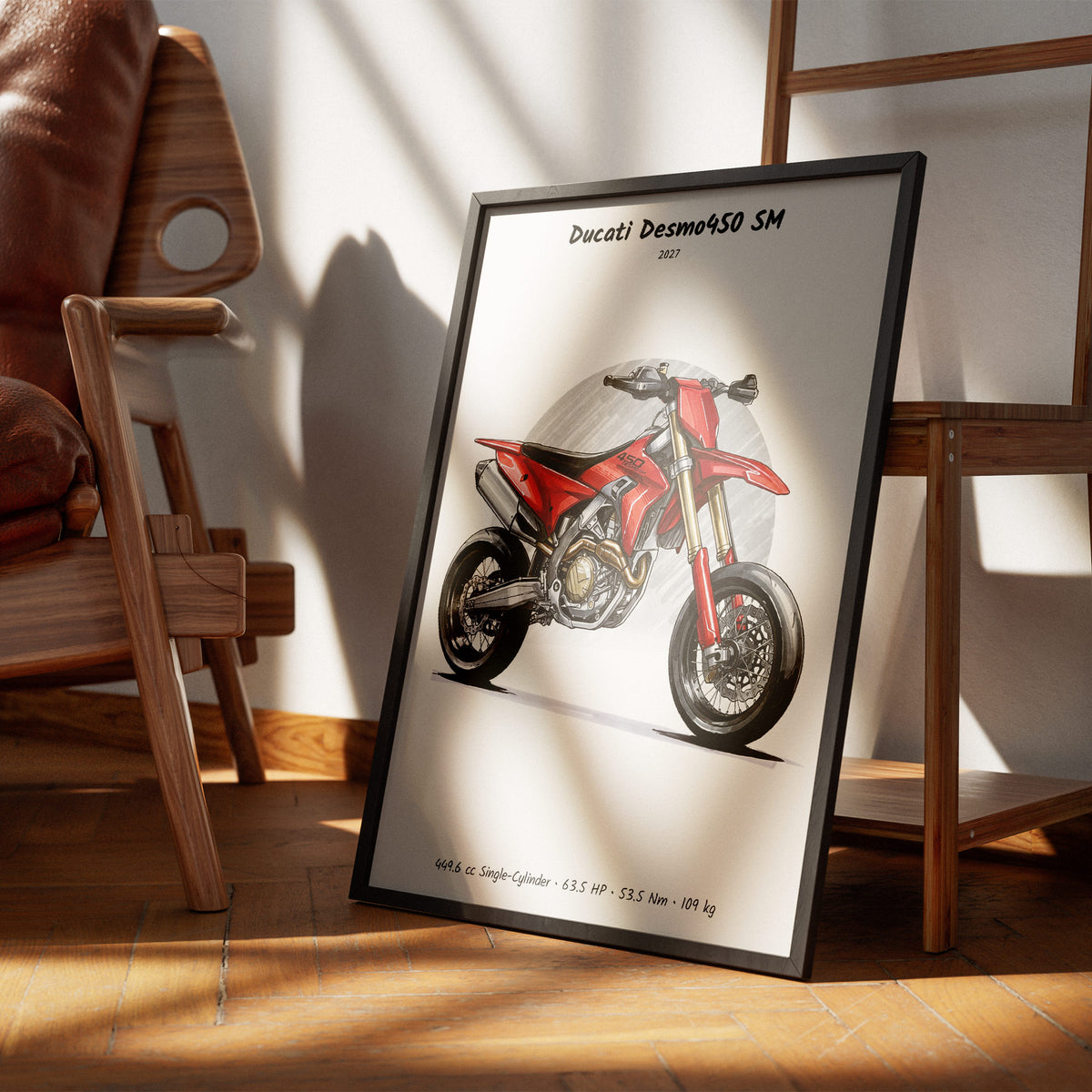 Ducati Desmo450 SM 2027 Wall Art
