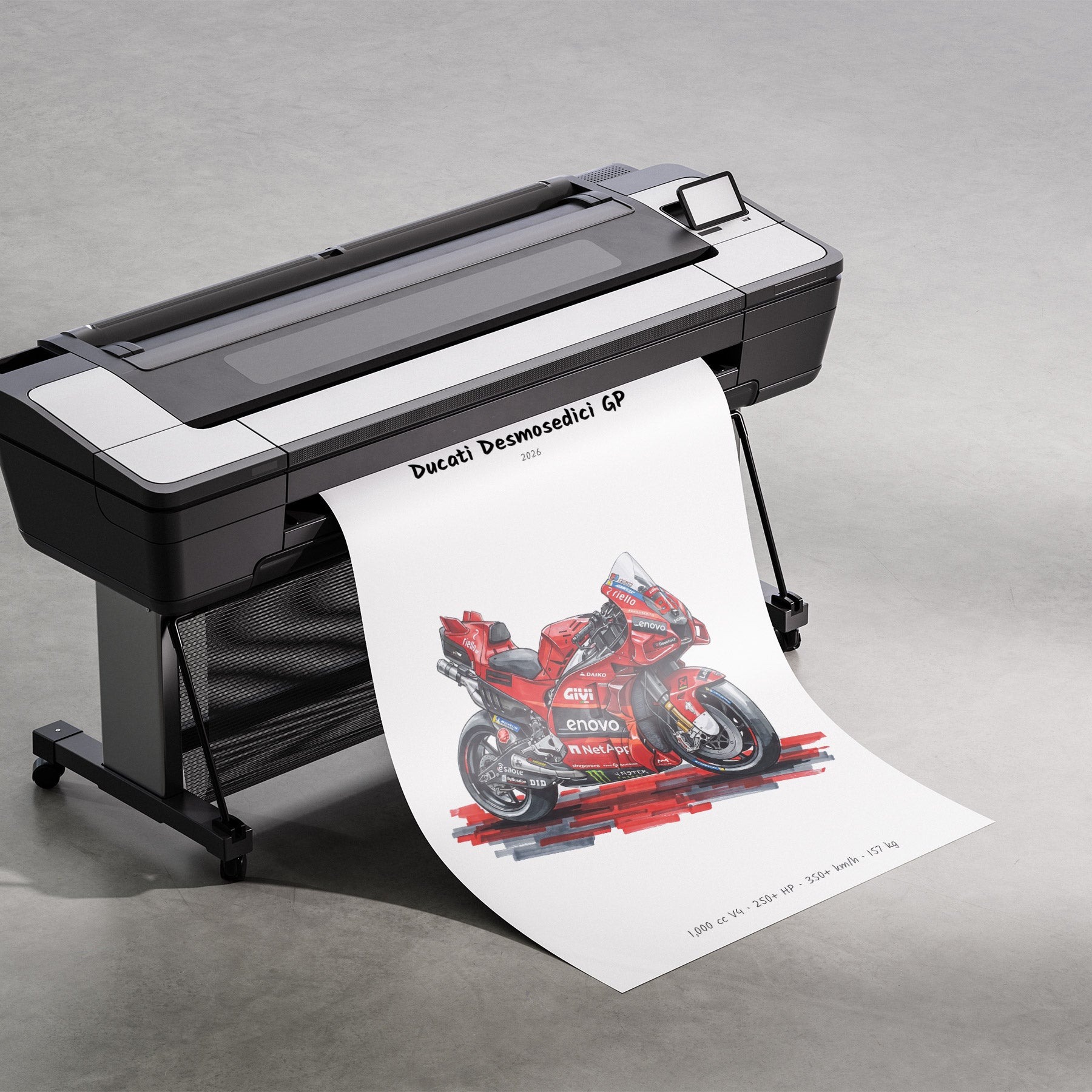 Ducati Desmosedici GP 2026 Poster