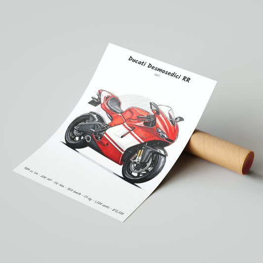 Ducati Desmosedici RR 2007 Poster