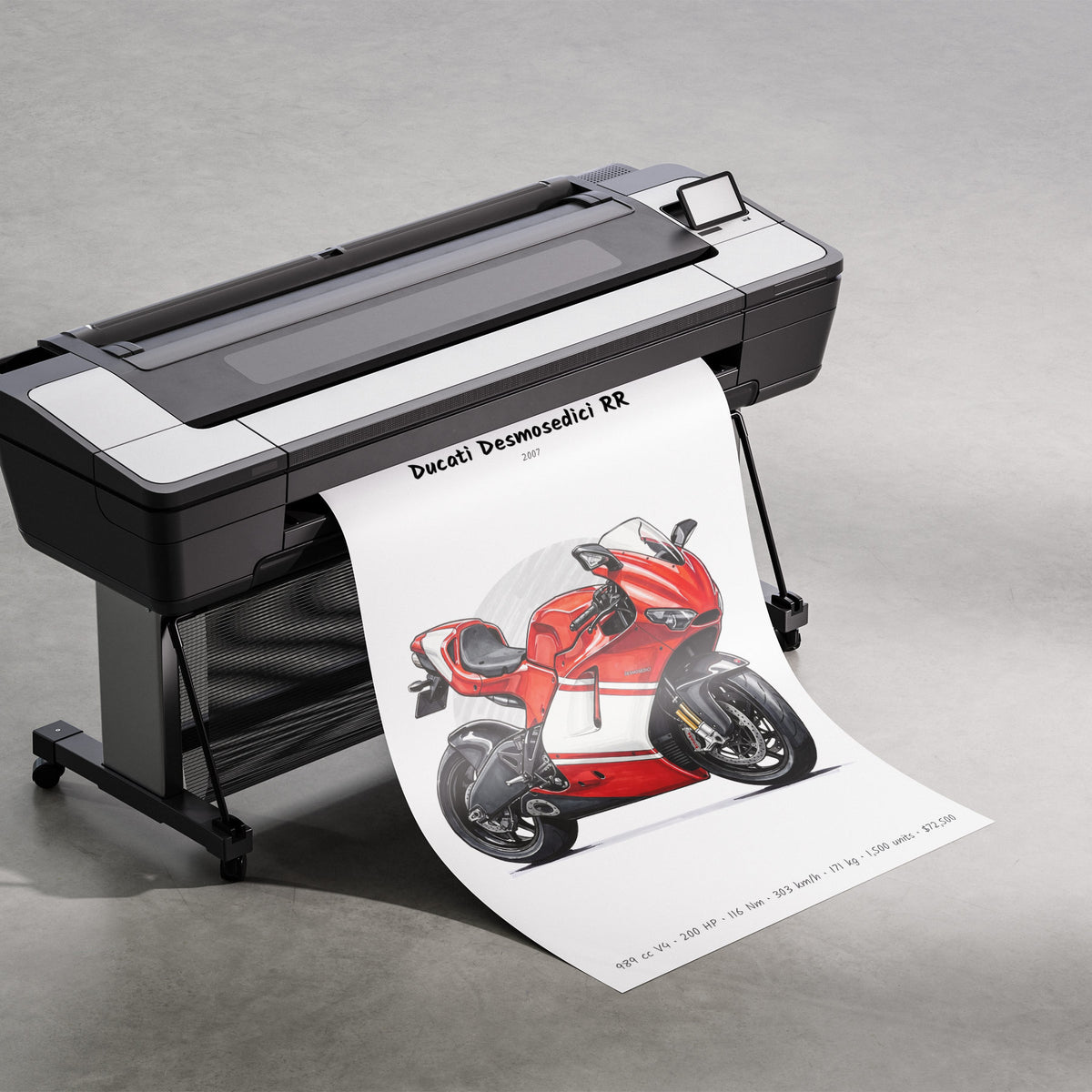 Ducati Desmosedici RR 2007 Print