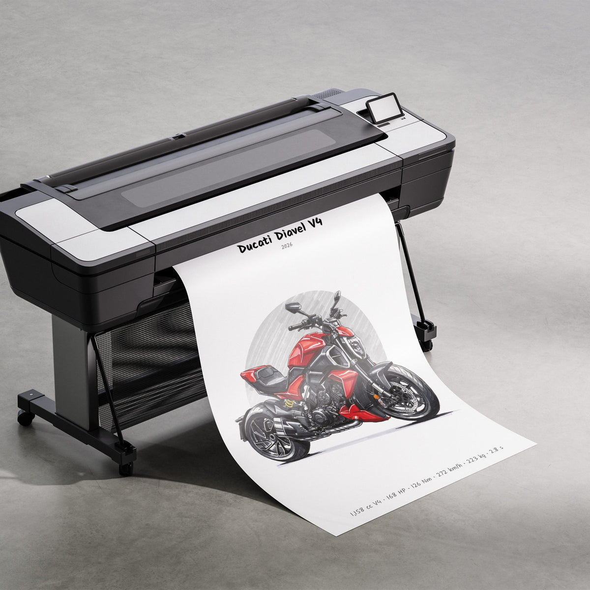 Ducati Diavel V4 2026 Print