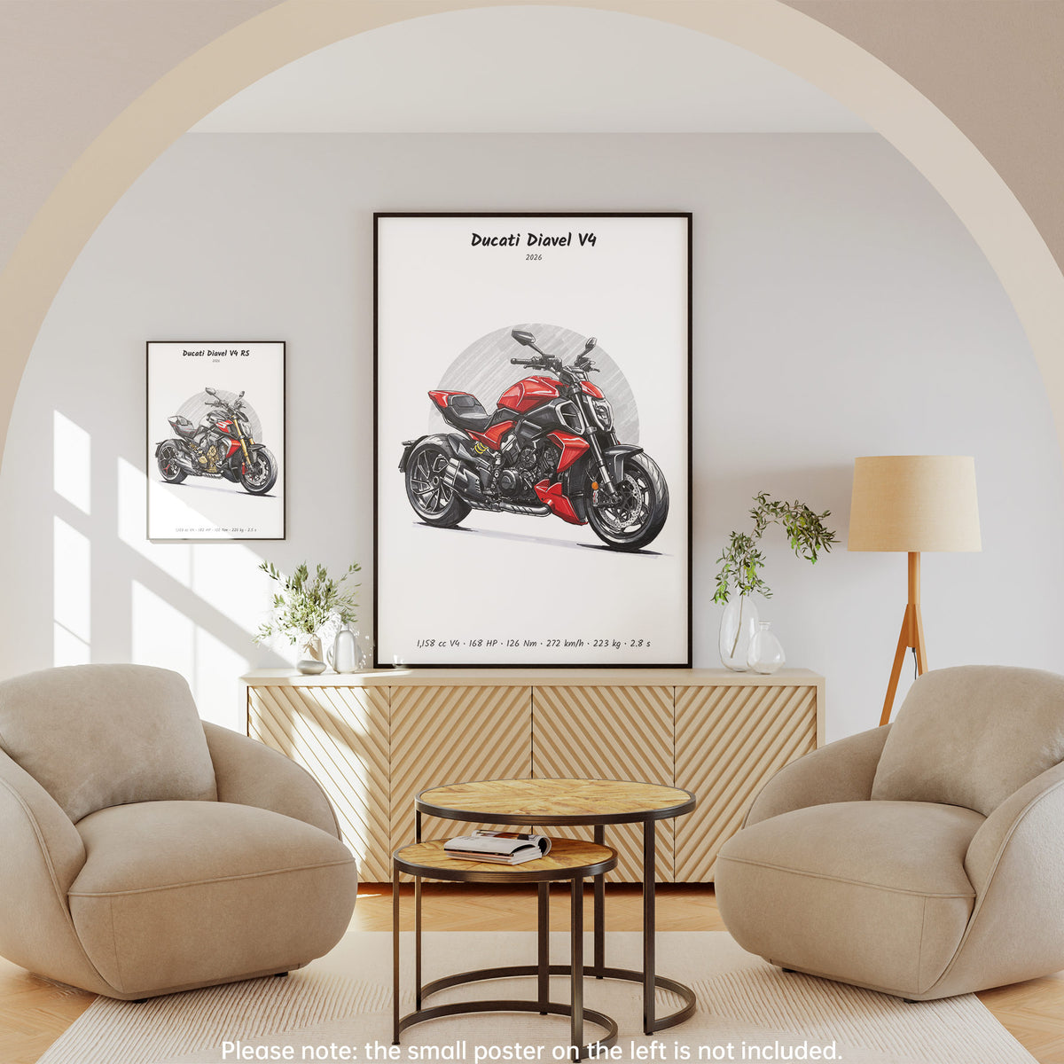 Ducati Diavel V4 2026 Wall Art